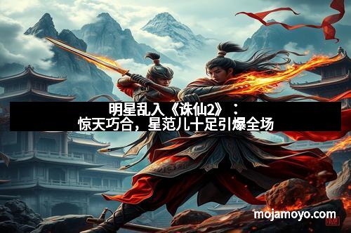 明星乱入《诛仙2》：惊天巧合，星范儿十足引爆全场